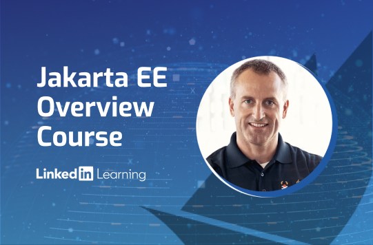 The thumbnail of Jakarta EE Overview Course found on Linkedin Learning.